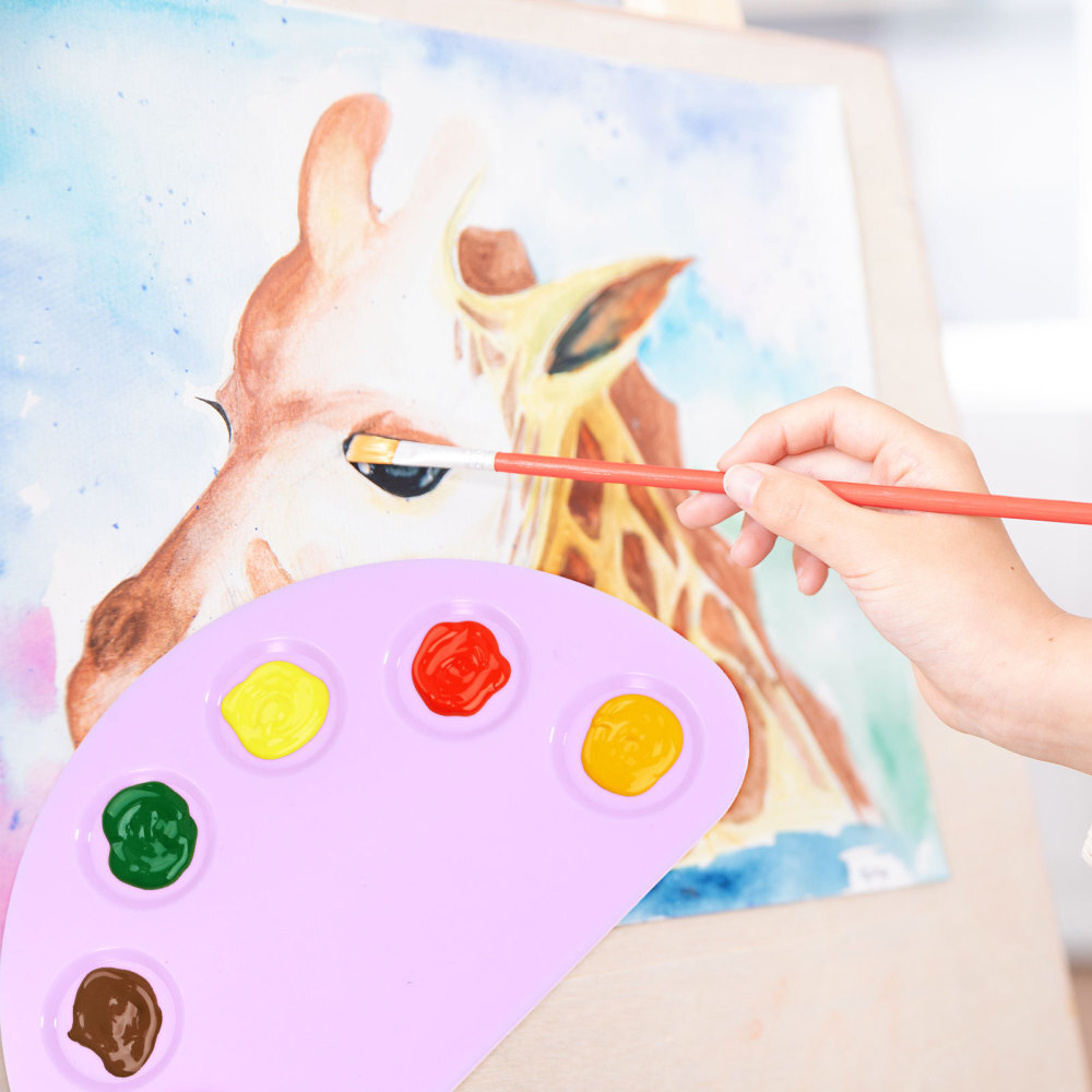 2 Sets Palette Color Mixing Board Watercolor Pigment Trays Tool eBay