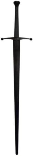 Flexible Black Synthetic Sparring Longsword - Perfect for Martial Arts Training - Picture 3 of 4