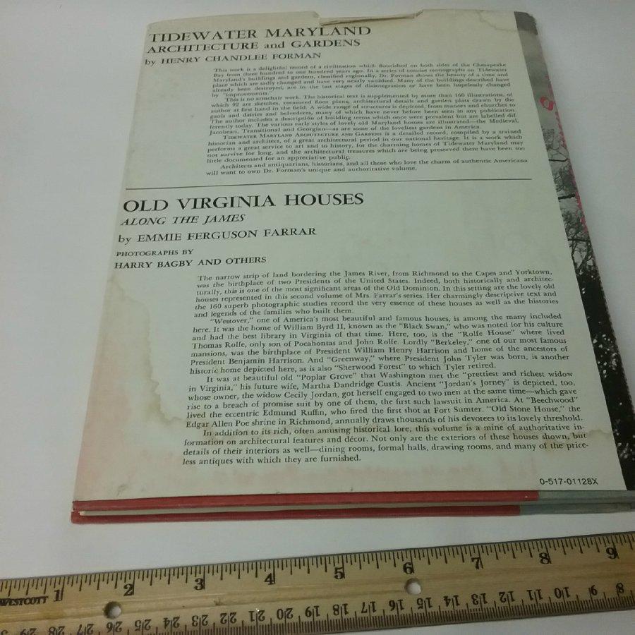 Vintage Original Hardback Old Virginia Houses Mobjack Bay Country 1955 history eBay