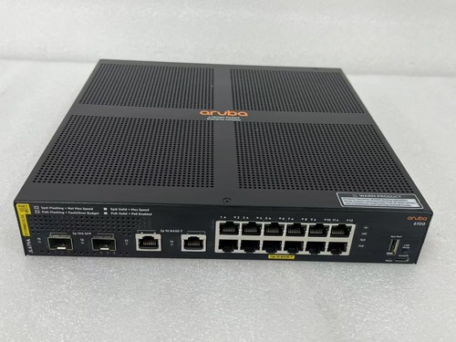 Conmutador de puertos HP Aruba JL679A 6100 12x 1GB RJ45 PoE y 2x 10GB SFP+ JL679-60001 - Imagen 5 de 9