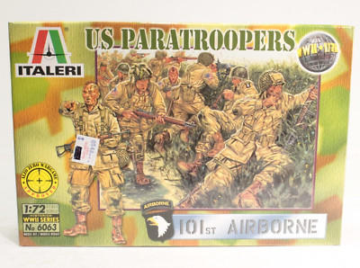 Italeri 1/72 Scale US Paratroopers 101st Airborne Figures 50 Pieces  Kit 6063