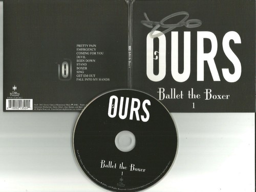 Jimmy Gnecco OURS Ballet the Boxer I AUTOGRAPHED SIGNED CD USA 2013 Autograph