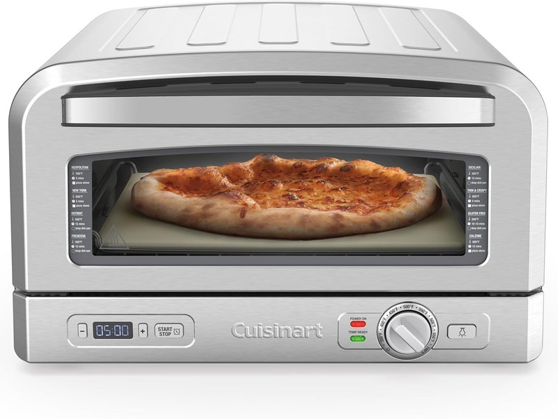Cuisinart Portable Indoor Pizza Oven – Bake 12” Pizzas in Minutes – CPZ-120