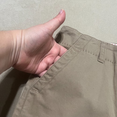 Talbots Khaki Bermuda Shorts- Stretch Pockets Golf Preppy Women’s Size 8 NWT - Picture 3 of 13