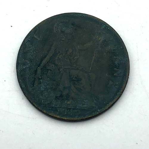bad-poor-1919-one-penny-uk-gb-great-britain-coin-as-is-king-george