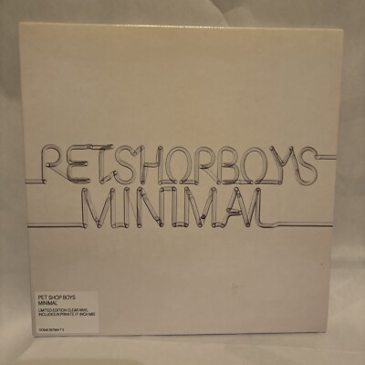 Pet Shop Boys Minimal 7” single Clear Vinyl Ltd Edition