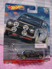 Door Slammers '70 FORD ESCORT RS1600 #5/5☆Black/Gold☆2020 Hot Wheels Car Culture