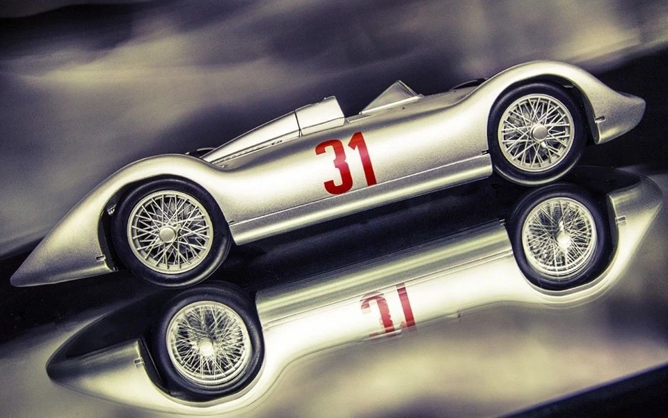 Race Car Grand Prix Racing1 18Vintage24Le Mans Racer12Custom Built Metal Model - Image 4 of 4