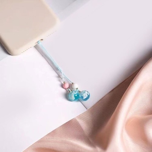 Soft Comfortable Phone Charm with Night Glow Blue Effect Stylish Phone Charm - Zdjęcie 7 z 8