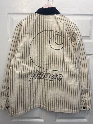 PALACE CARHARTT WIP MICHIGAN COAT PINSTRIPE XL | eBay