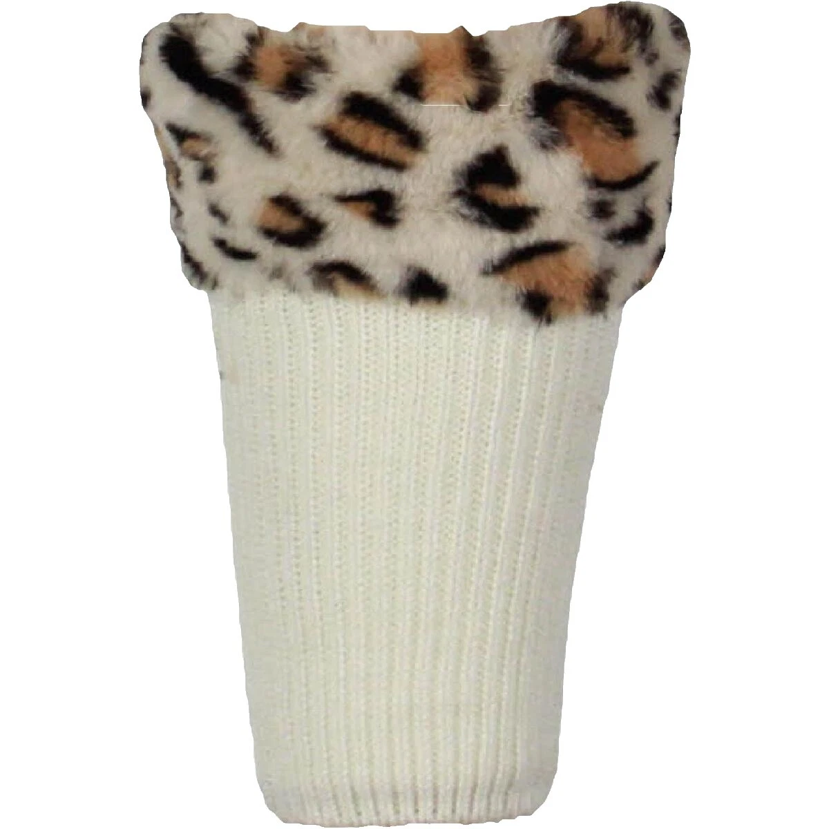 Polyester White Leg Warmers for Women