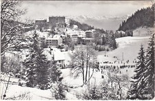 E0105 SAINT CERGUE - SKI RESORT AND SKIERS ON THE SLOPES - SNOW LANDSCAPE