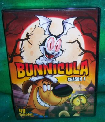 NEW BUNNICULA COMPLETE FIRST 1ST SEASON 1 ONE 4 DISC 40 EPISODES TV DVD 2018
