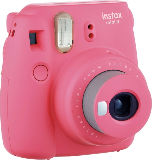 Fujifilm Instax Mini 9 Instant Film Camera Flamingo Pink