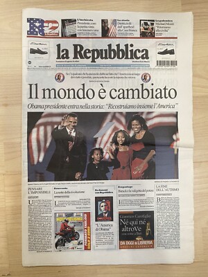 La Repubblica Italien Zeitung Obama Wahl 2008