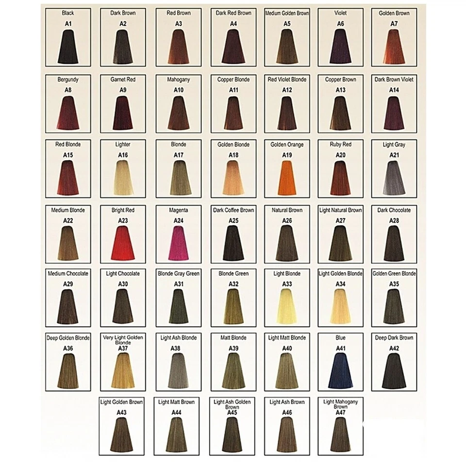 Berina Hair Dye Color Cream Cool Style Unisex Permanent Professional Bleacher - Image 2 of 4