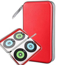 Plastic CD Holder Protective DVD Disc Storage Case Wallet for Car Home Travel