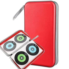 Plastic CD Holder Protective DVD Disc Storage Case Wallet for Car Home Travel