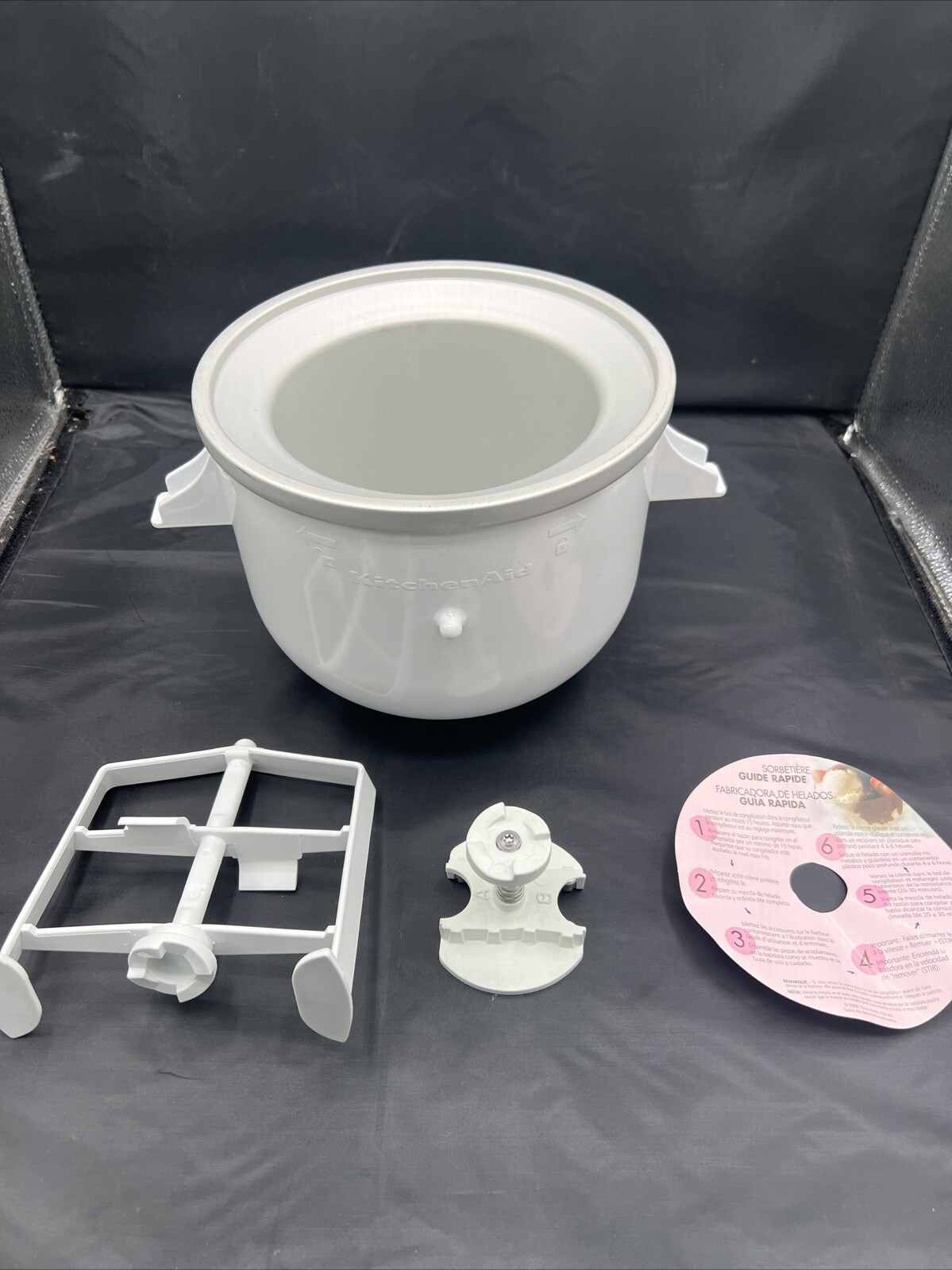 KitchenAid Ice Cream Maker Attachment Stand Mixer-2 Quart-White