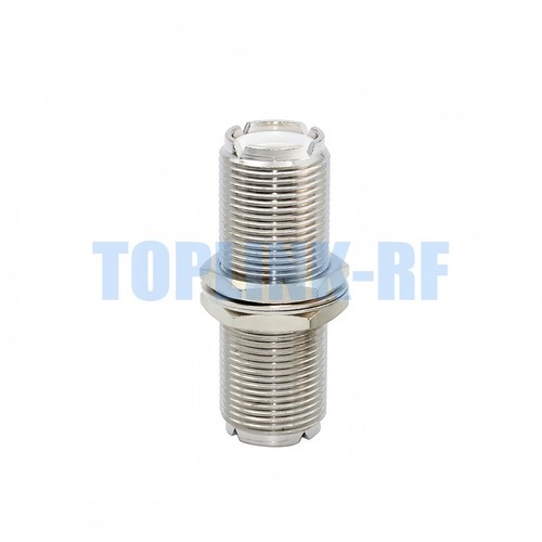 1x UHF SO239 Female Jack Bulkhead Nut to UHF SO-239 Jack Female UHF-UHF Adapter - Picture 6 of 7