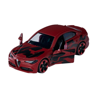 Majorette 212054027 Alfa Romeo Giulia rot matt/schwarz - Limited (271D-3) ca1:60