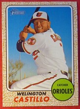 2017 Topps Heritage Wellington Castillo #52 (Orioles) NM+
