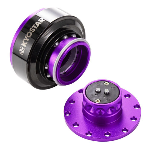 Adattatore mozzo a sgancio rapido sgancio volante viola alluminio PE universale - Foto 6 di 8
