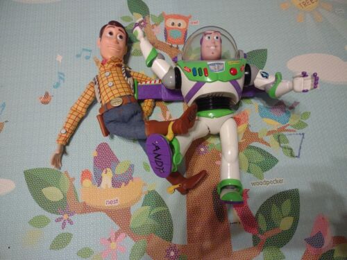 Disney Pixar Toy Story Pull String Talking Woody & Buzz **Tested & Works** - Picture 2 of 3