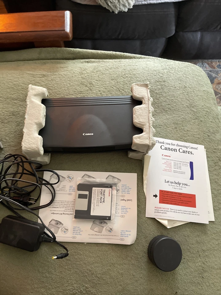 Canon BJC-80 Color Printer Bubble Jet Complete New Open Box 1997 Vintage - Image 2 of 2