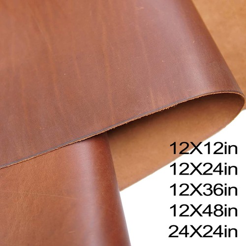 Grain / Crazy Horse /Suede Cowhide Leather Crafts 2MM 3MM 4MM Thickness for DIY - Picture 3 of 250