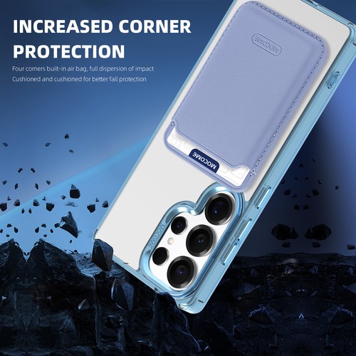 For Samsung Galaxy S25 Ultra/Edge/S24/S23/S22 Magnetic Clear Case w/ Card Holder - Picture 68 of 81