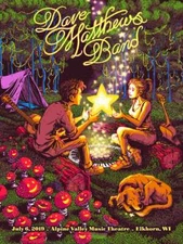 Dave Matthews Band Poster 7/6/2019 Alpine Valley WI N2 Signed & Numbered AP