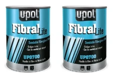 U-POL UP0700 Fibral Lite Sandable Fiberglass Filler 3 Liter UPOL (2 Gal)