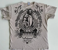 The Dude - The Big Lebowski - This Aggression Will Not Stand Gray T-Shirt Mens M