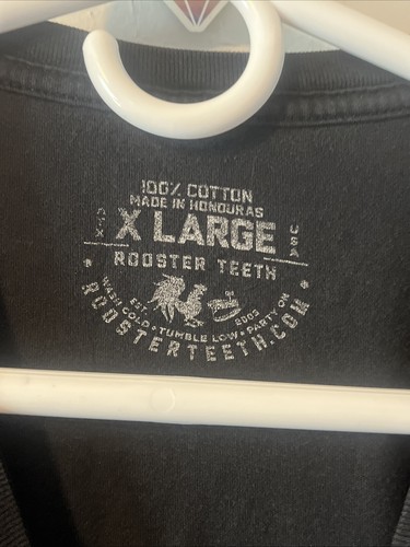 HTF RARE Cowchop XL Extra LARGE SHIRT Rooster Teeth READ Black Authentic - Picture 6 of 11