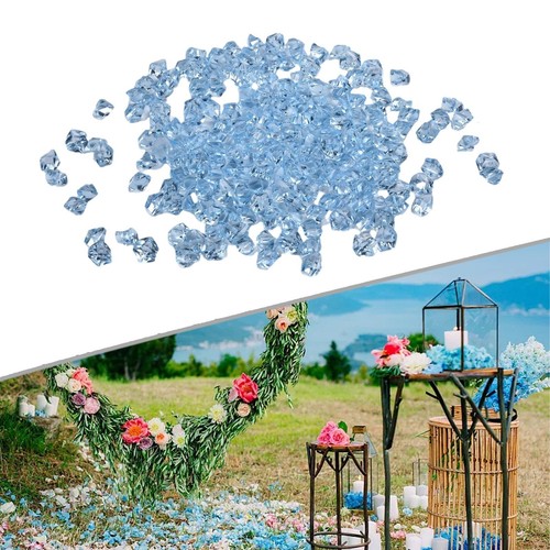 Acrylic Stones Gem Stone Ice Package Plastic Rocks Table 200 PCS 6*9mm - Picture 13 of 112