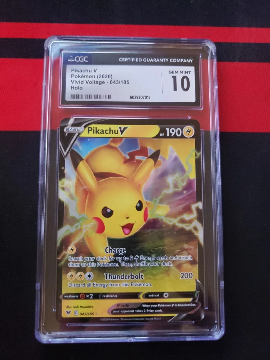 Pikachu V 043/185 Swsh04: Vivid Voltage for sale | eBay