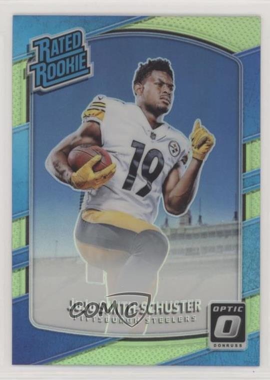 2017 Donruss Optic Rated Rookie Lime Green Prizm JuJu Smith-Schuster #176 8k4