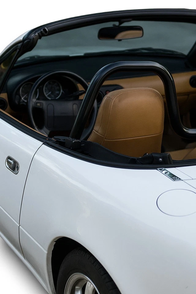 Überrollbügel für Mazda MX-5 NA & NB Model A (1989-1997) schwarz matt - Bild 3 von 4