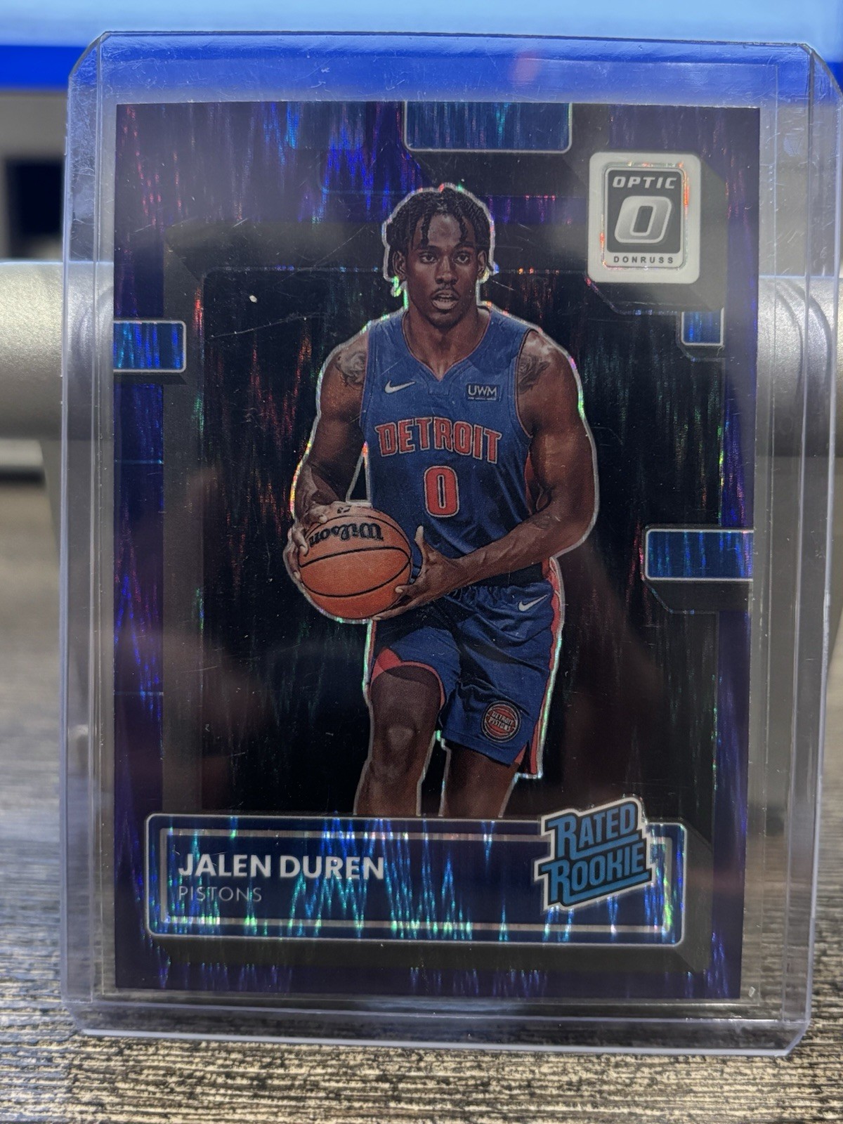 2022-2023 Panini Donruss Optic - Rookie Jalen Duren Purple Shock #227 - Mint