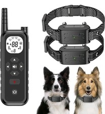 DILEASIR Wireless Dog Fence for 2 Dogs Dog Training Collar 2BPUXLH-001