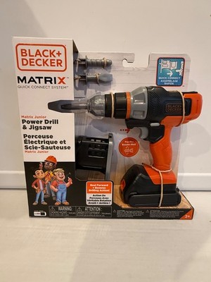 Black + Decker Matrix Junior Power Drill & Jigsaw with Accessory FACTORY SEALED