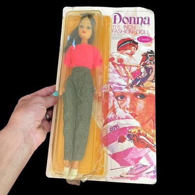 Uneeda Donna Fashion Doll 11.5'' Vintage 1970s Original Packaging #1976 READ