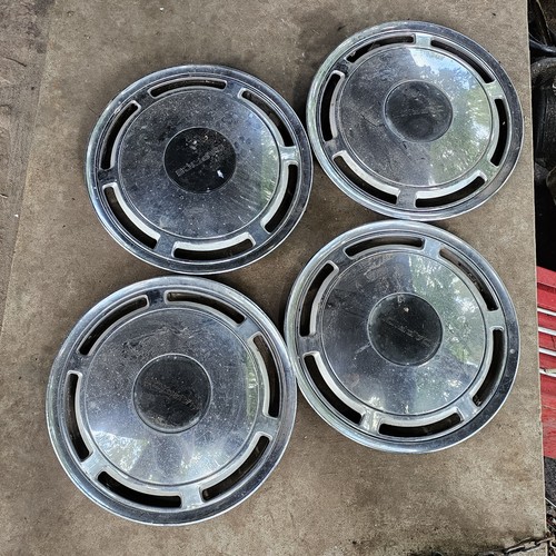 Set of 4 OEM 1986-1993 Chevy Caprice Classic 9C1 Police 15" Hubcaps Wheel Covers - Picture 2 of 5