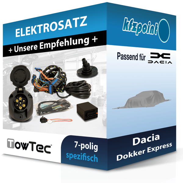 für Audi A6 Allroad 05.2006-02.2012 Towtec E-Satz 7Polig Fahrzeugspezifisch NEU-image