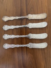 Strasbourg by Gorham Sterling Silver Butter Spreader Flat Handle 6" Heirloom x 4