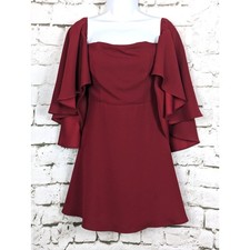 LULUS "Moonlit Dance" Off-Shoulder Mini Dress Feminine Spanish Sleeve Size XS 