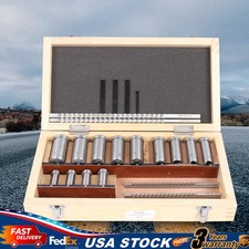 Keyway Broach Kit 22 Pcs Keyway Broach Set Collared Bushing Shim Set Fitted Box