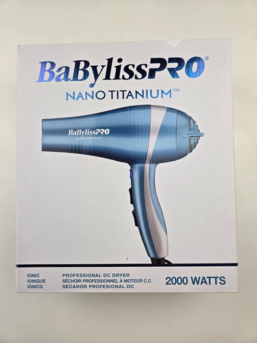 Babylisspro Haartrockner, Nano Titanium 2000 Watt Föhn, Profi/Ionisch