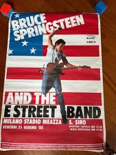 BRUCE SPRINGSTEEN San Siro Milano 1985 manifesto ORIGINALE poster vintage